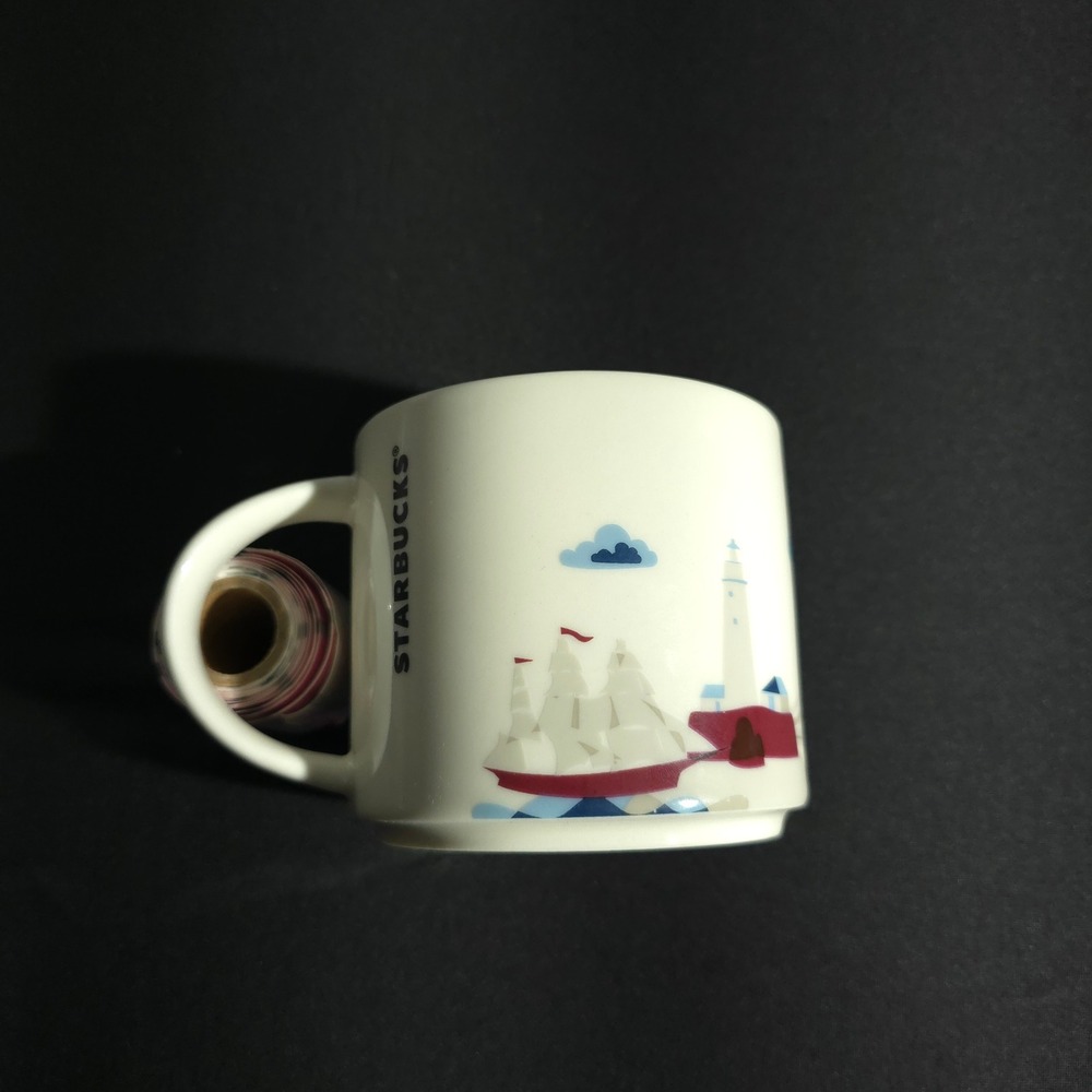 Starbucks You Are Here Collection Boston Mug 2015 Coffee City Cup Ceramic Gift